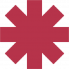Dark red asterisk